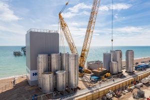 All the cans on the beach after being unloaded on 2015-06-24 By Kevin Meredith