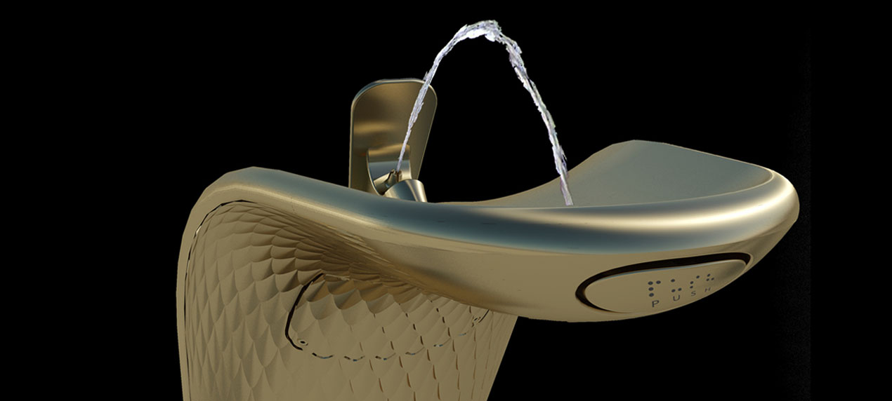 Drinking Water Fountain by Marks Barfield Architects