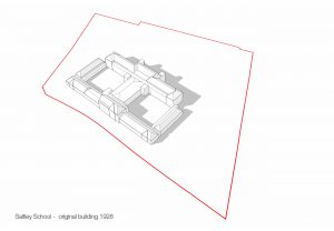 original building - Saltley Secondary School by marks Barfield Architects