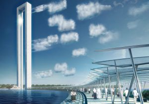 Lusail Iconic Structure - Cumulus by Marks Barfield Architects