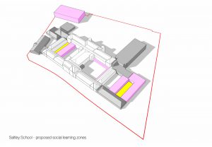 social learning zones - Saltley Secondary School by marks Barfield Architects