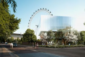 Shell Centre Pavilion by Marks Barfield Architects