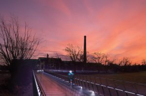 Cambridge Footbridge by Marks Barfield Architects