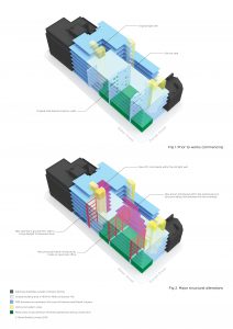 structural alterations - 82 Baker Street by Marks Barfield Architects