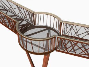 3d model - Kew Gardens Treetop Walkway by Marks Barfield Architects