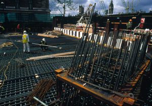 Construction - London Eye by Marks Barfield Architects