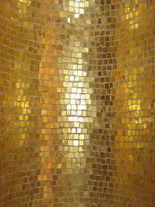 gold tiles