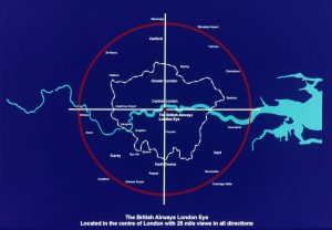 25 mile views in all directions - The London Eye by Marks Barfield Architects