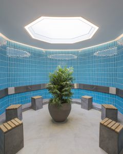 Female ablutions. The Cambridge Mosque by Marks Barfield Architects