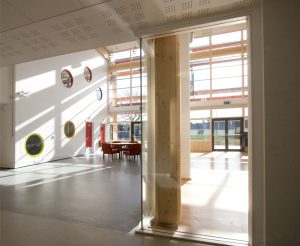 interior - Michael Tippett School by Marks Barfield Architects