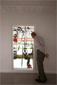 window to gymnasium - Michael Tippett School by Marks Barfield Architects