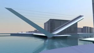 Dublin Bridge by Marks Barfield Architects