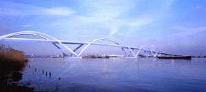 Thames Gateway Bridge by Marks Barfield Architects