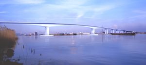 Thames Gateway Bridge by Marks Barfield Architects