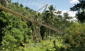 walkway - Amazon Charitable Trust Science Centre by Marks Barfield Architects