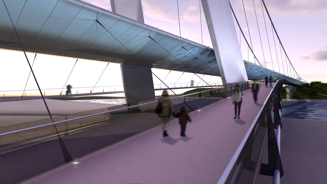 Sunderland Bridge by Marks Barfield Architects