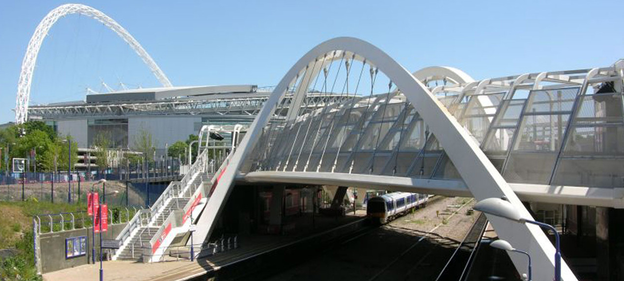 Wembley White Horse Bridge & Public Realm by Marks Barfield Architects