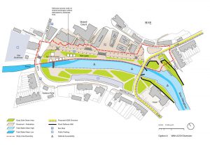 Rye Quay Side Option 3 with A259 Diversion by Marks Barfield Architects