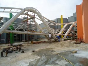 magic carpet walkway - Bayt Abdullah, Children’s Hospice by Marks Barfield Architects