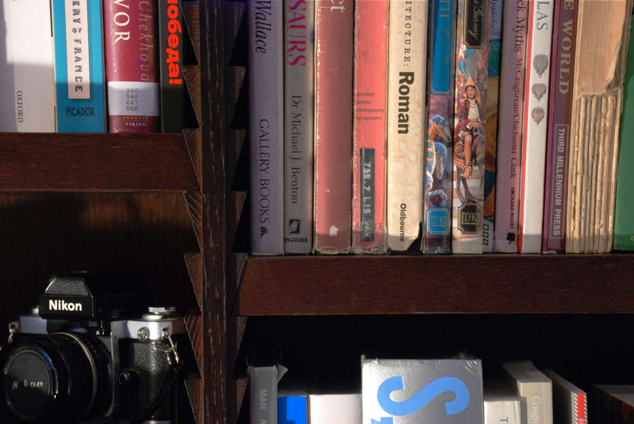 Priory Grove Book Shelf View by Marks Barfield Architects