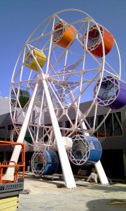 ferris wheel Bayt Abdullah, Children’s Hospice by Marks Barfield Architects