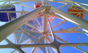 ferris wheel Bayt Abdullah, Children’s Hospice by Marks Barfield Architects