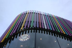 Liverpool One Costa Cafe by Marks Barfield Architects