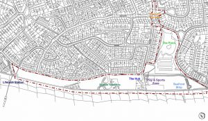 Selsey Public Exhibition boards - Location Plan by Marks Barfield Architects