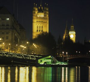 Mill Bank Big Ben Night Shot by Marks Barfield Architects