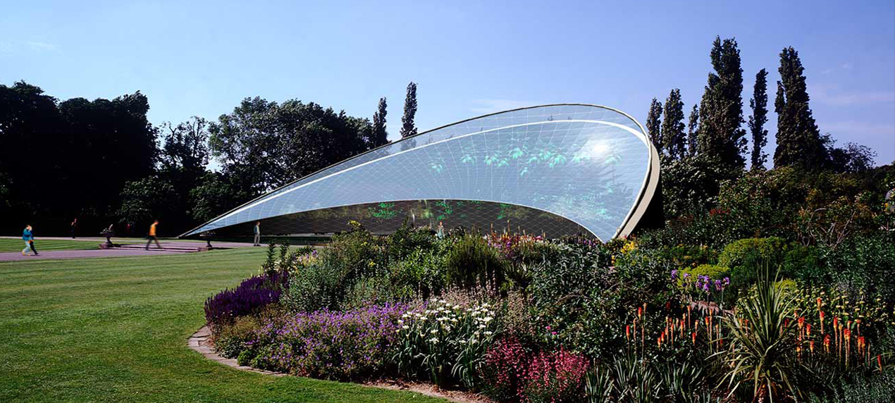 Regents Park Conservatory by Marks Barfield Architects