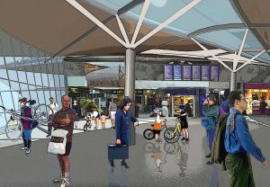 Ryde Interchange Interior View by Marks Barfield Architects