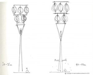 Beacon Sketch by Marks Barfield Architects