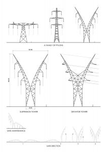 National Grid Pylon Diagram by Marks Barfield Architects