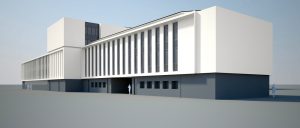 British High Commission 3d Model by Marks Barfield Architects