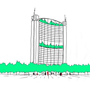 empress state sketch by Marks Barfield Architects