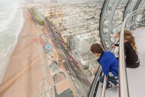 Brighton i360 kids pod view Marks Barfield Architects