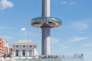 Brighton i360 pod view Marks Barfield Architects