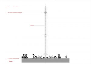 i360 Plus Elevation, Marks Barfield Architects