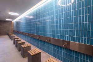 Cambridge Mosque - Male Ablutions - by Marks Barfield Architects, photo by Abdallah Abada