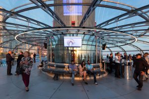 Brighton i360 internal pod view Marks Barfield Architects