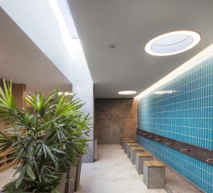 Cambridge Mosque Male ablutions by Marks Barfield Architects, photography by Morley von Sternberg