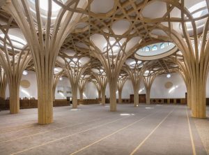 Cambridge Mosque - Prayer Hall - by Marks Barfield Architects, photo Morley von Sternberg