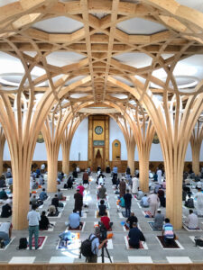 Cambridge Mosque Prayer Hall by Sir Cam