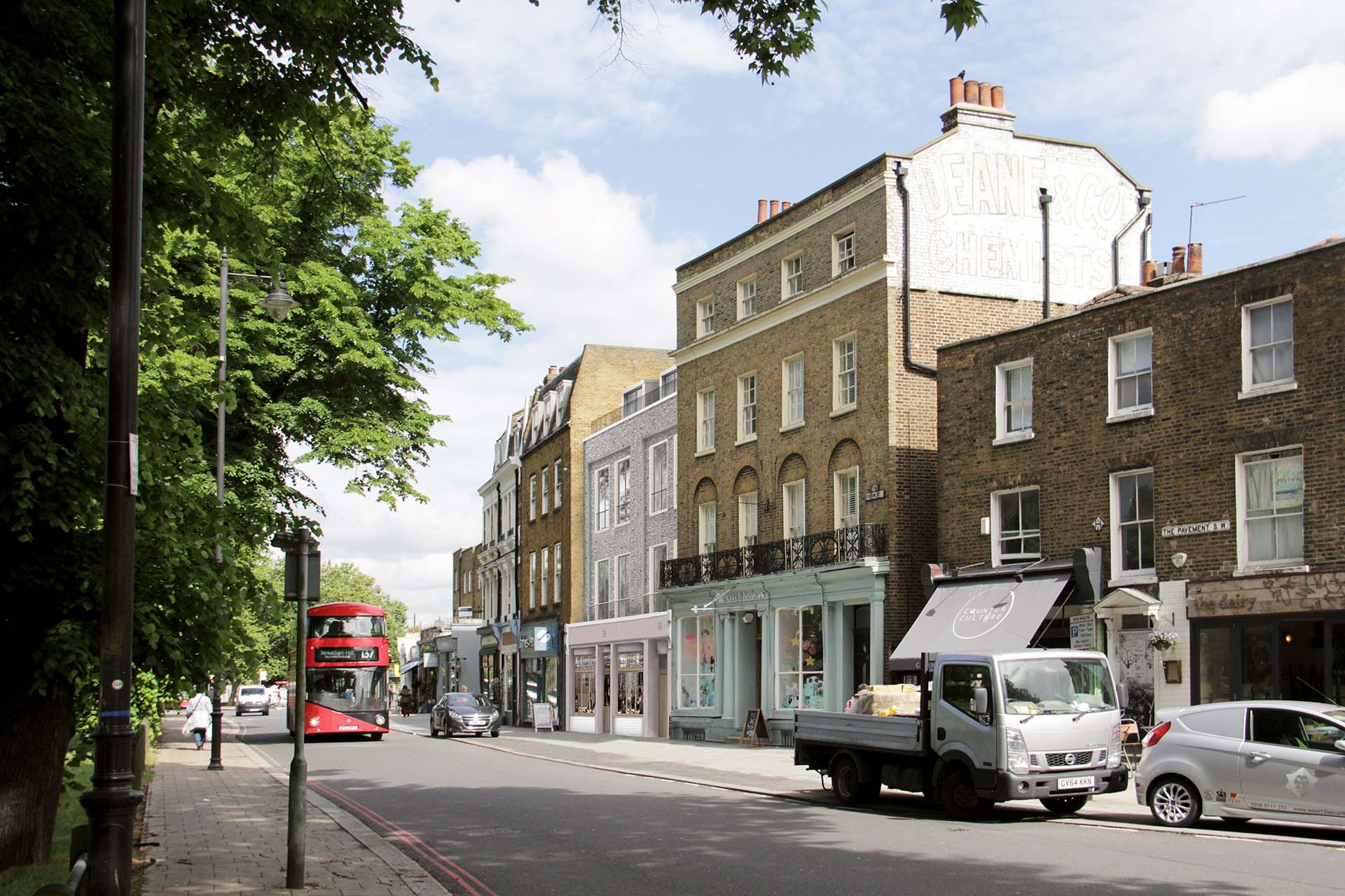 The Pavement View from Exterior Common Path