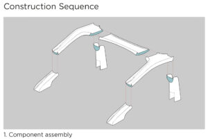 futura bridge construction sequence 1 component assembly